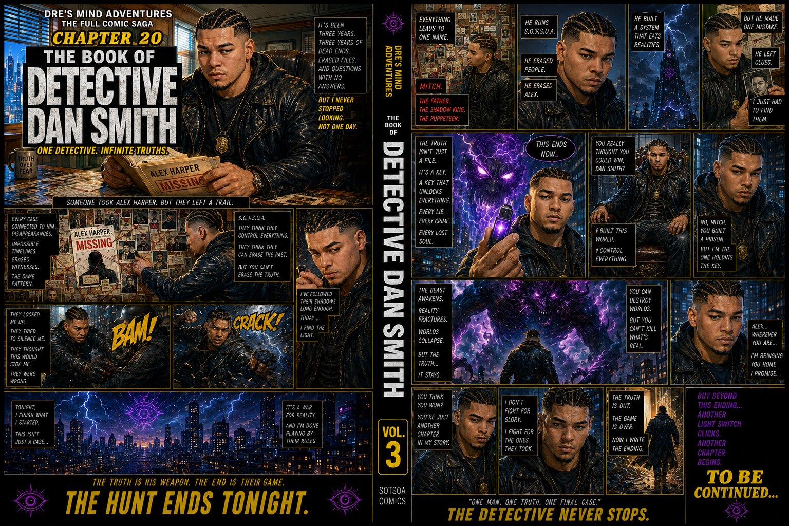 The Comic Book Of Detective Dan Smith by Dre T. Barnett-Moses volume 3
